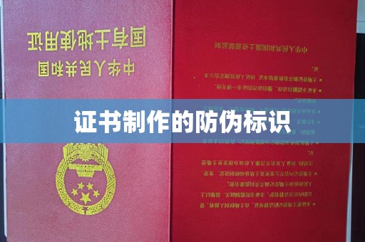 阜康证书制作的防伪标识