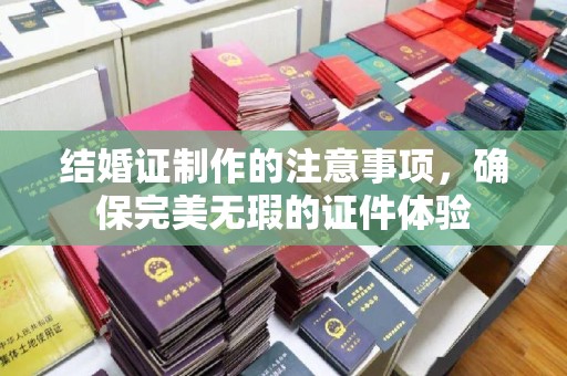 藤县结婚证制作的注意事项，确保完美无瑕的证件体验